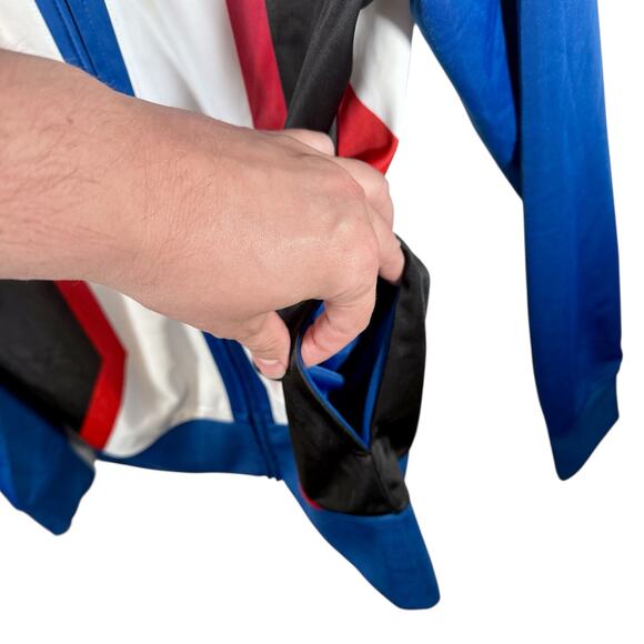 Overwatch NWT Men's Large Soldier 76 Blue Full Zip Track Jacket Athleisure - Picture 12 of 13